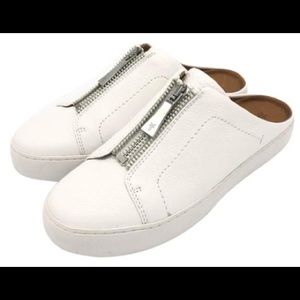 NEW Frye Lena Mule slip on sneakers white